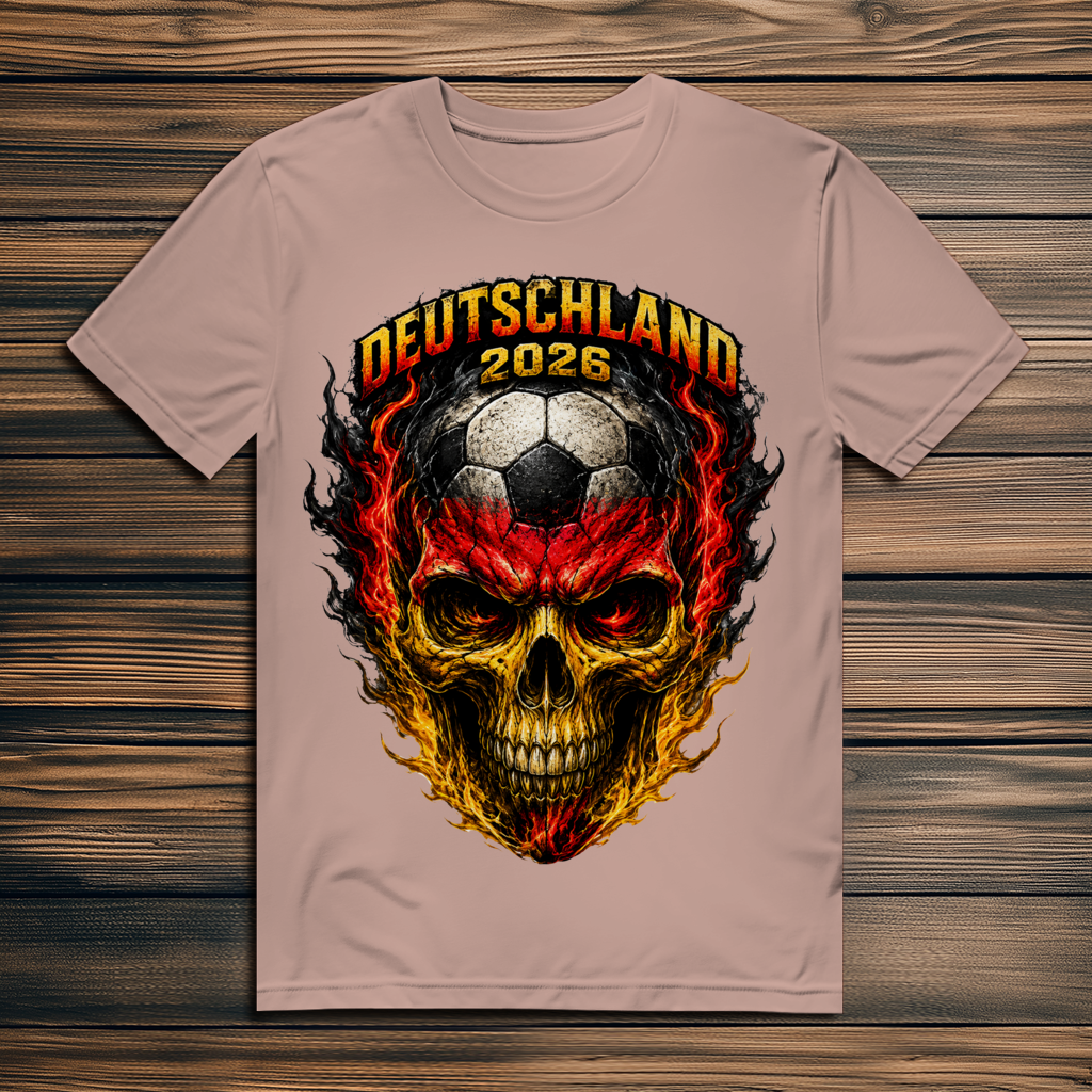 Herren Premium Bio T-Shirt WM Totenkopf