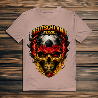 Herren Premium Bio T-Shirt WM Totenkopf