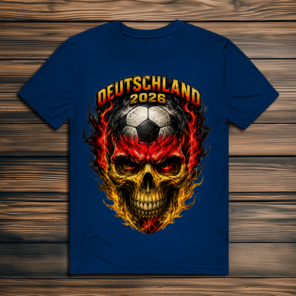 Herren Premium Bio T-Shirt WM Totenkopf