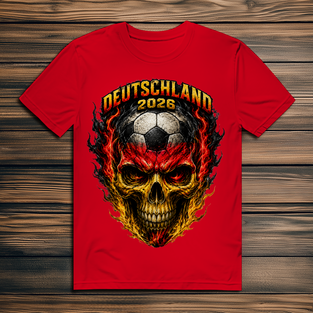Herren Premium Bio T-Shirt WM Totenkopf