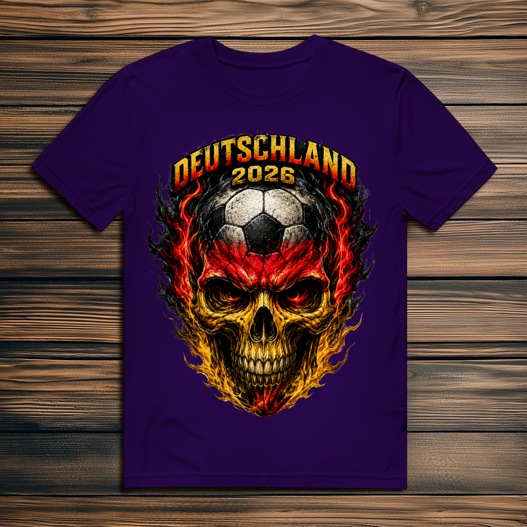 Herren Premium Bio T-Shirt WM Totenkopf
