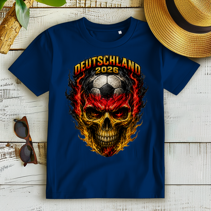Damen Premium Bio T-Shirt WM Totenkopf