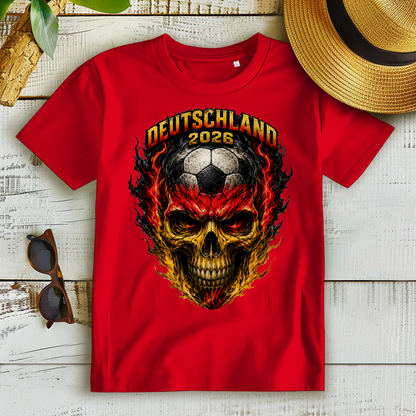 Damen Premium Bio T-Shirt WM Totenkopf