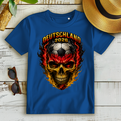 Damen Premium Bio T-Shirt WM Totenkopf