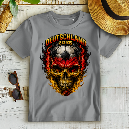 Damen Premium Bio T-Shirt WM Totenkopf