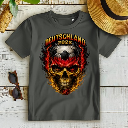 Damen Premium Bio T-Shirt WM Totenkopf