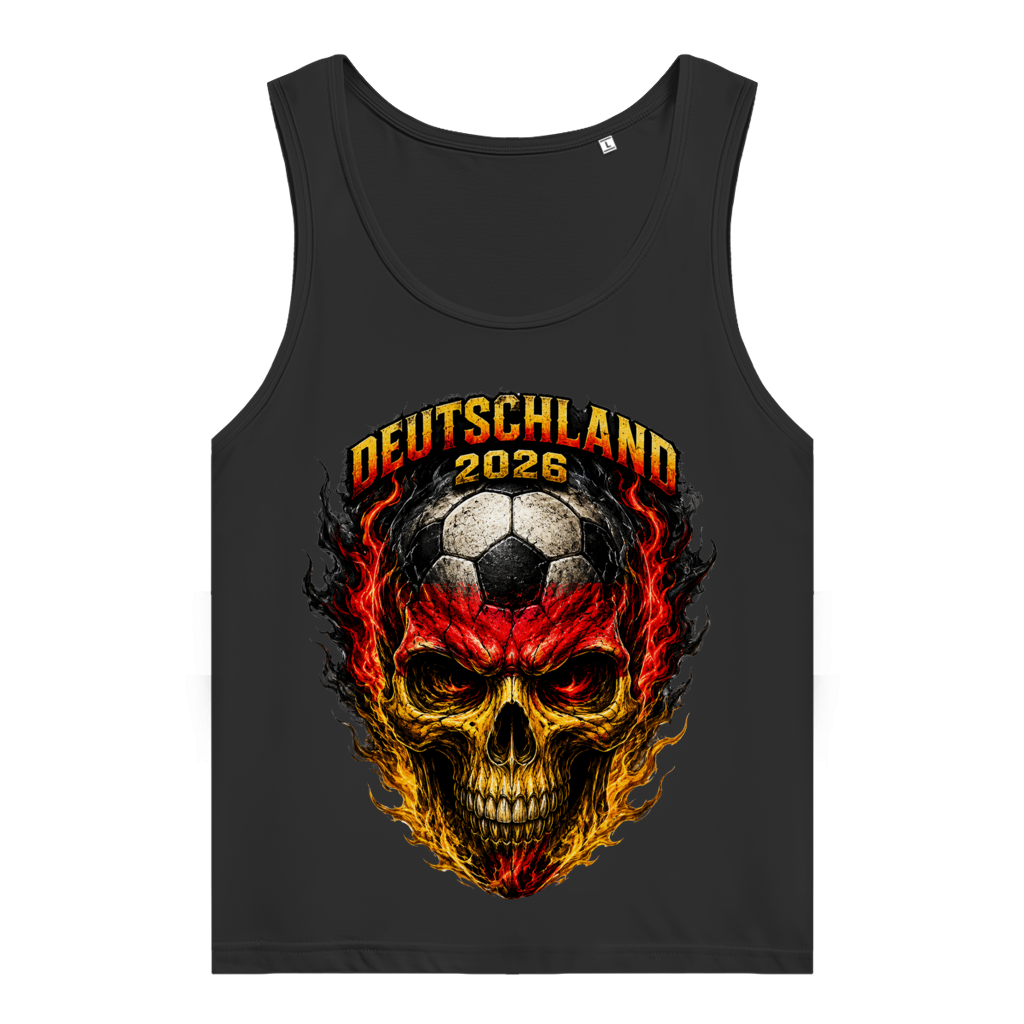 Damen Premium Organic Tank Top WM Totenkopf
