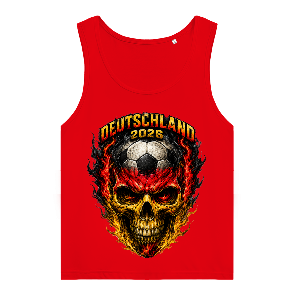 Damen Premium Organic Tank Top WM Totenkopf