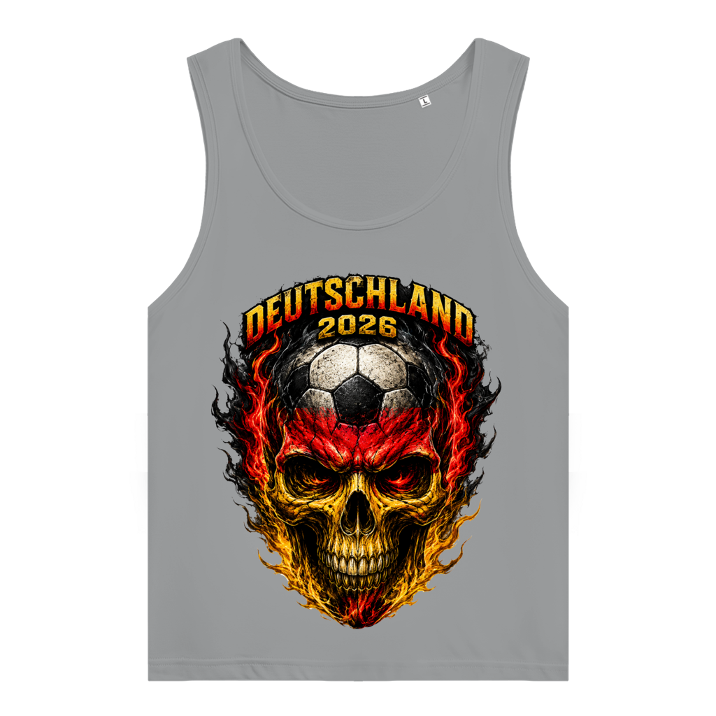 Damen Premium Organic Tank Top WM Totenkopf
