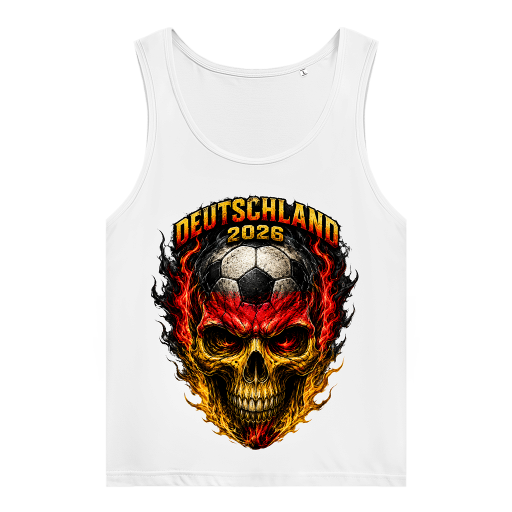 Damen Premium Organic Tank Top WM Totenkopf