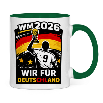 Tasse zweifarbig WM Totenkopf