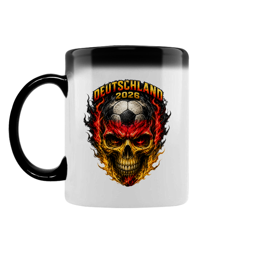Zaubertasse WM Totenkopf