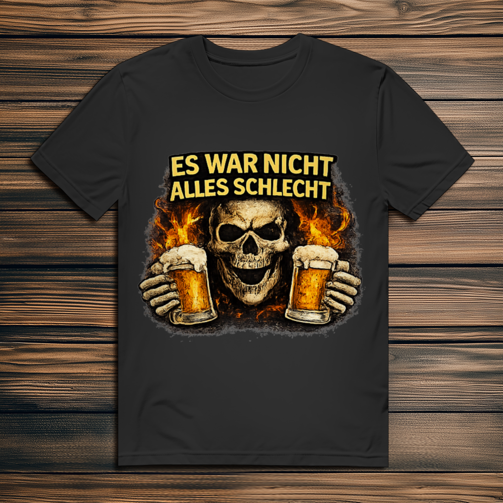 Herren Premium Bio T-Shirt Es war nicht alles schlecht