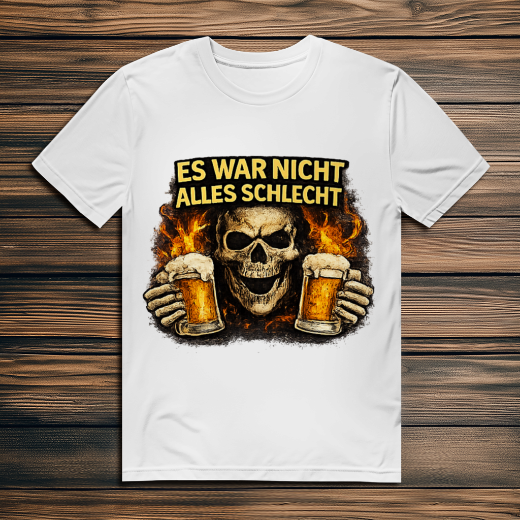 Herren Premium Bio T-Shirt Es war nicht alles schlecht