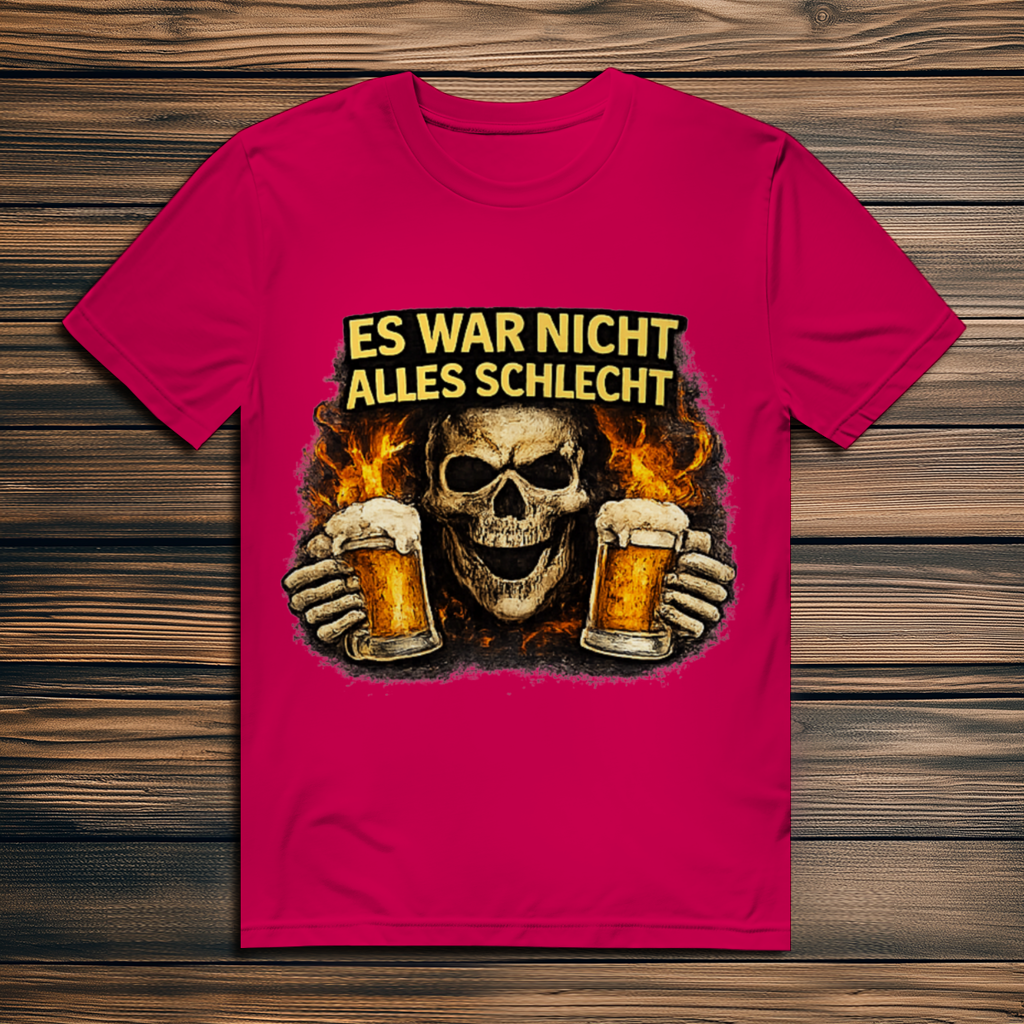 Herren Premium Bio T-Shirt Es war nicht alles schlecht