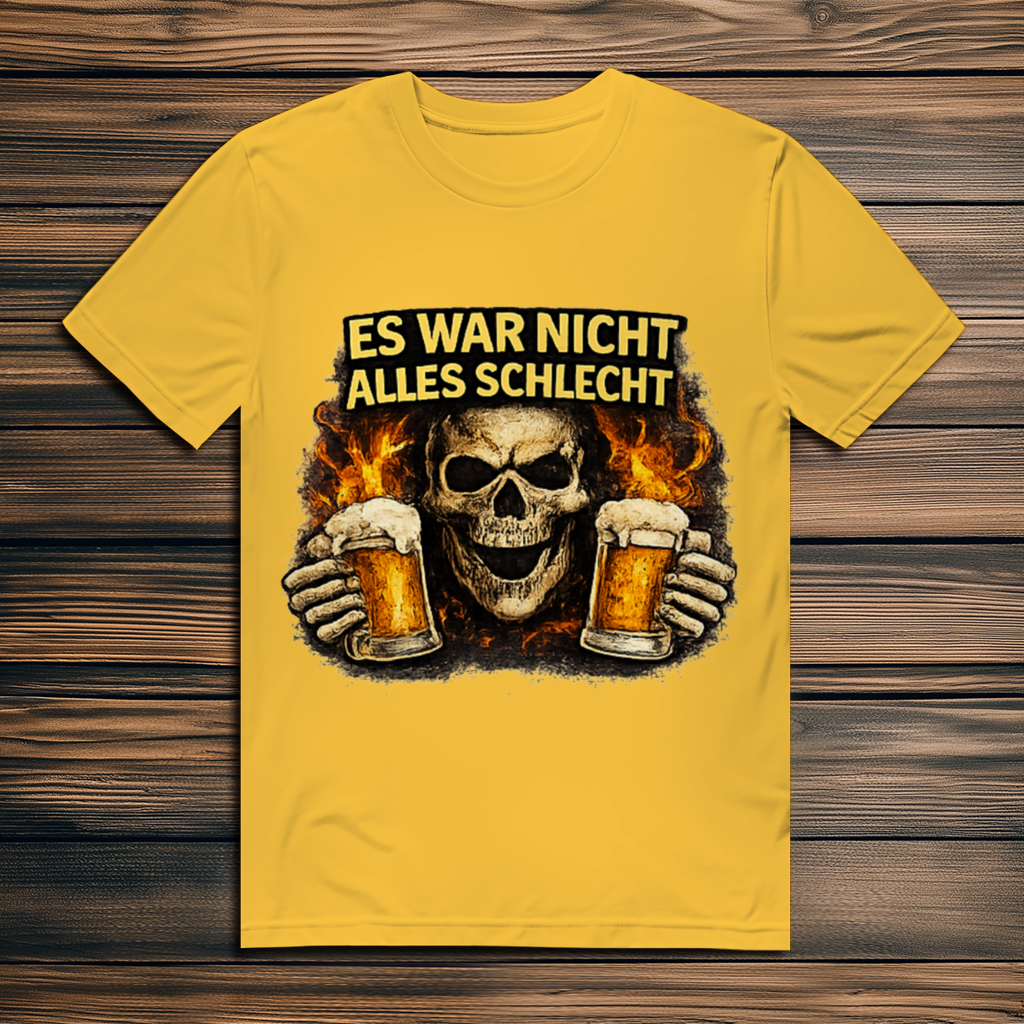 Herren Premium Bio T-Shirt Es war nicht alles schlecht