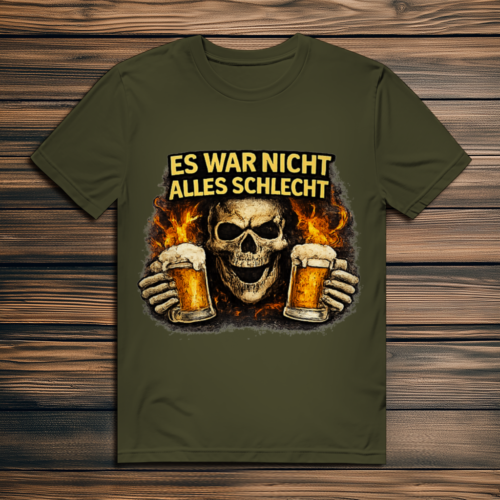 Herren Premium Bio T-Shirt Es war nicht alles schlecht