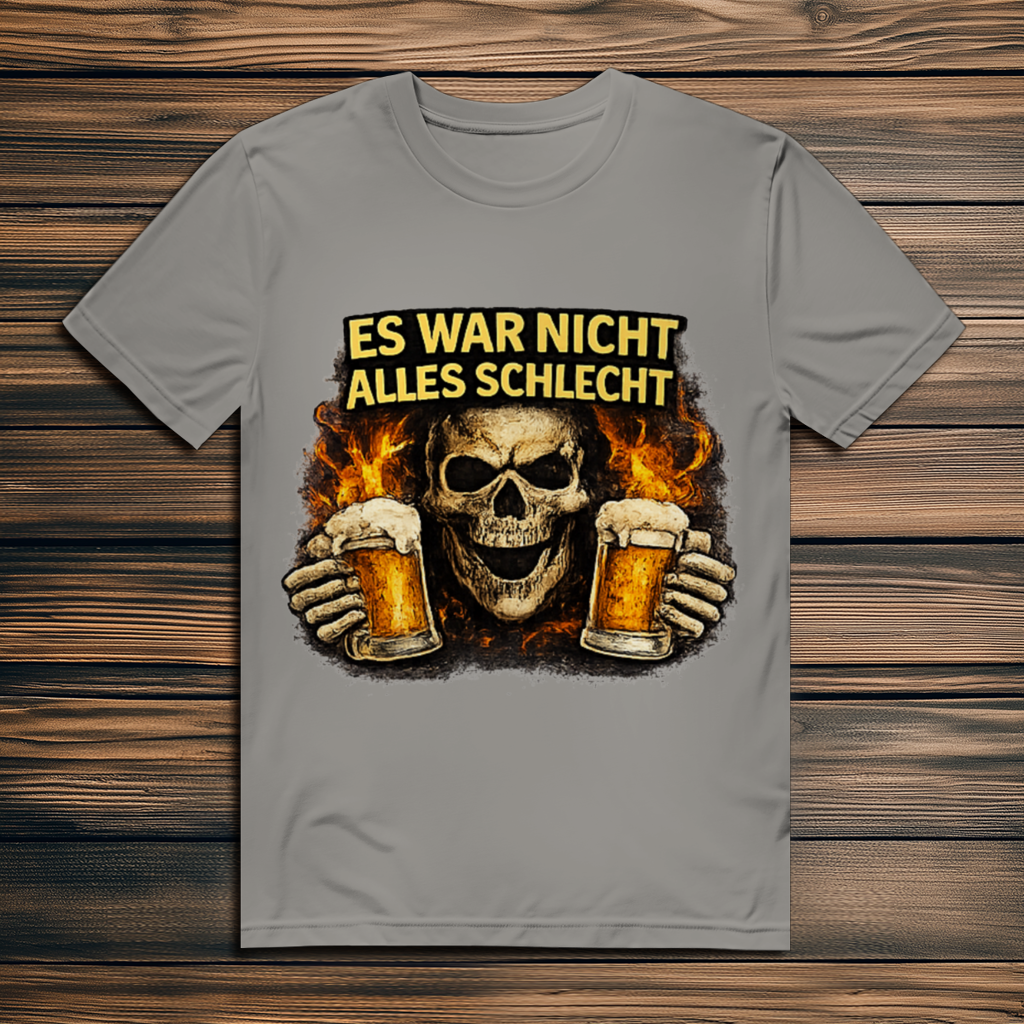 Herren Premium Bio T-Shirt Es war nicht alles schlecht