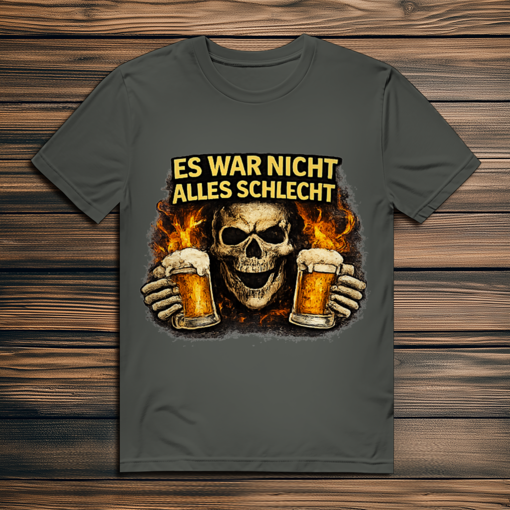 Herren Premium Bio T-Shirt Es war nicht alles schlecht