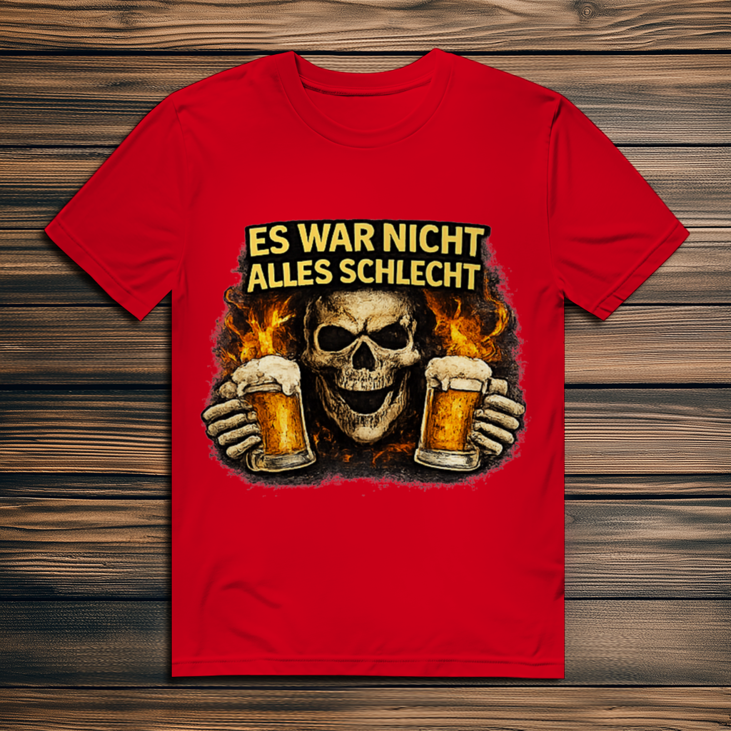 Herren Premium Bio T-Shirt Es war nicht alles schlecht