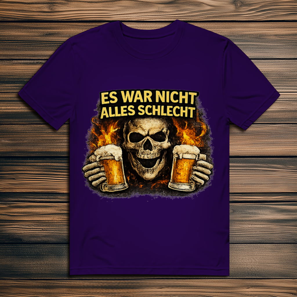 Herren Premium Bio T-Shirt Es war nicht alles schlecht