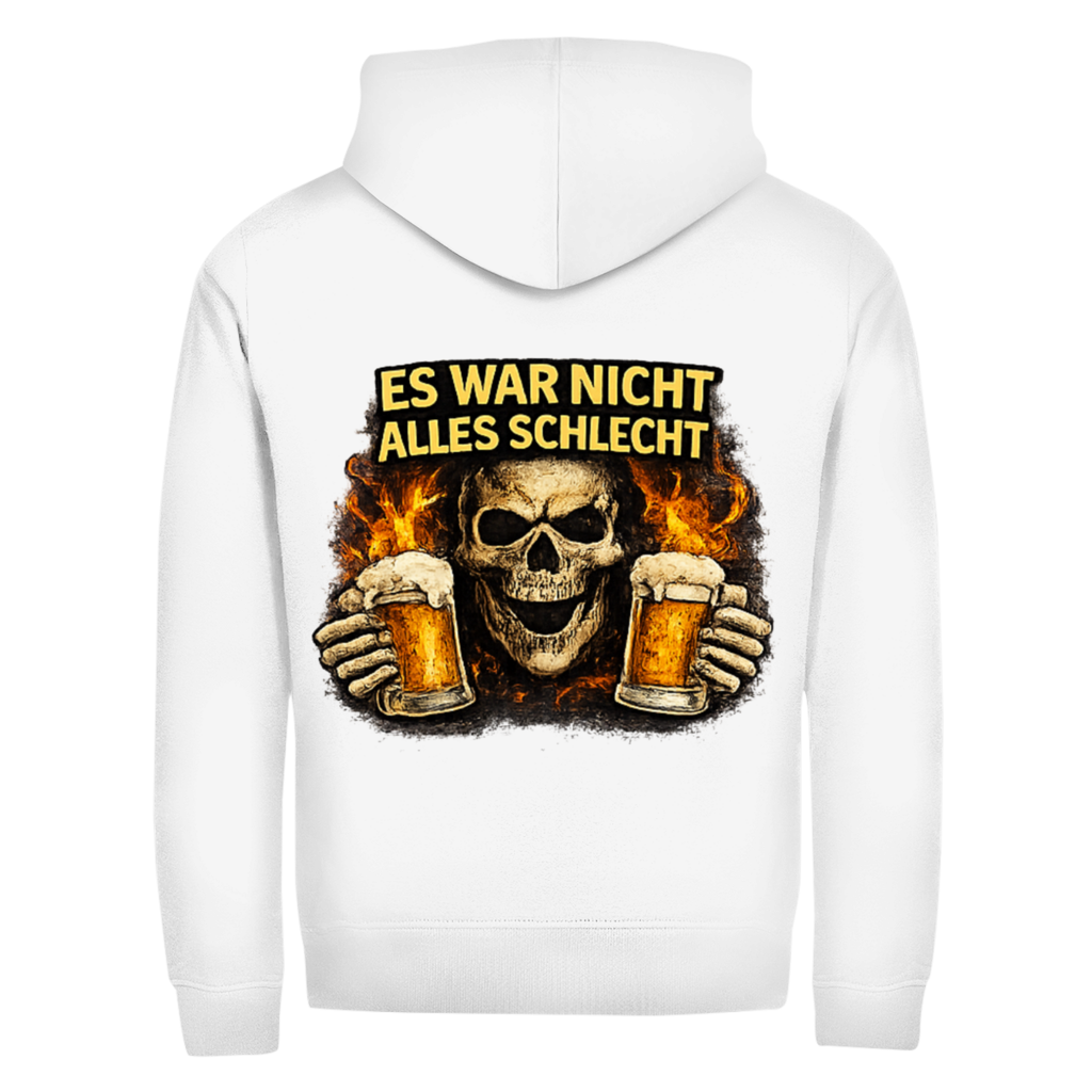Herren Zipper Hoodie Es war nicht alles schlecht