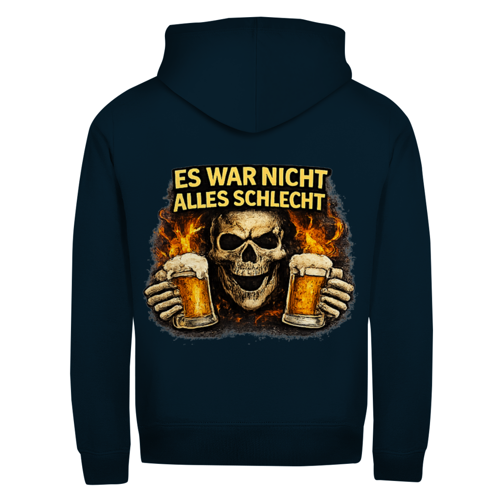 Herren Zipper Hoodie Es war nicht alles schlecht