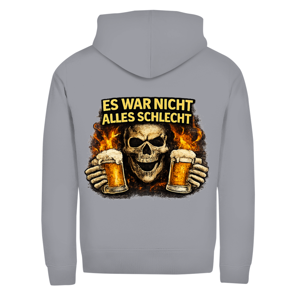 Herren Zipper Hoodie Es war nicht alles schlecht
