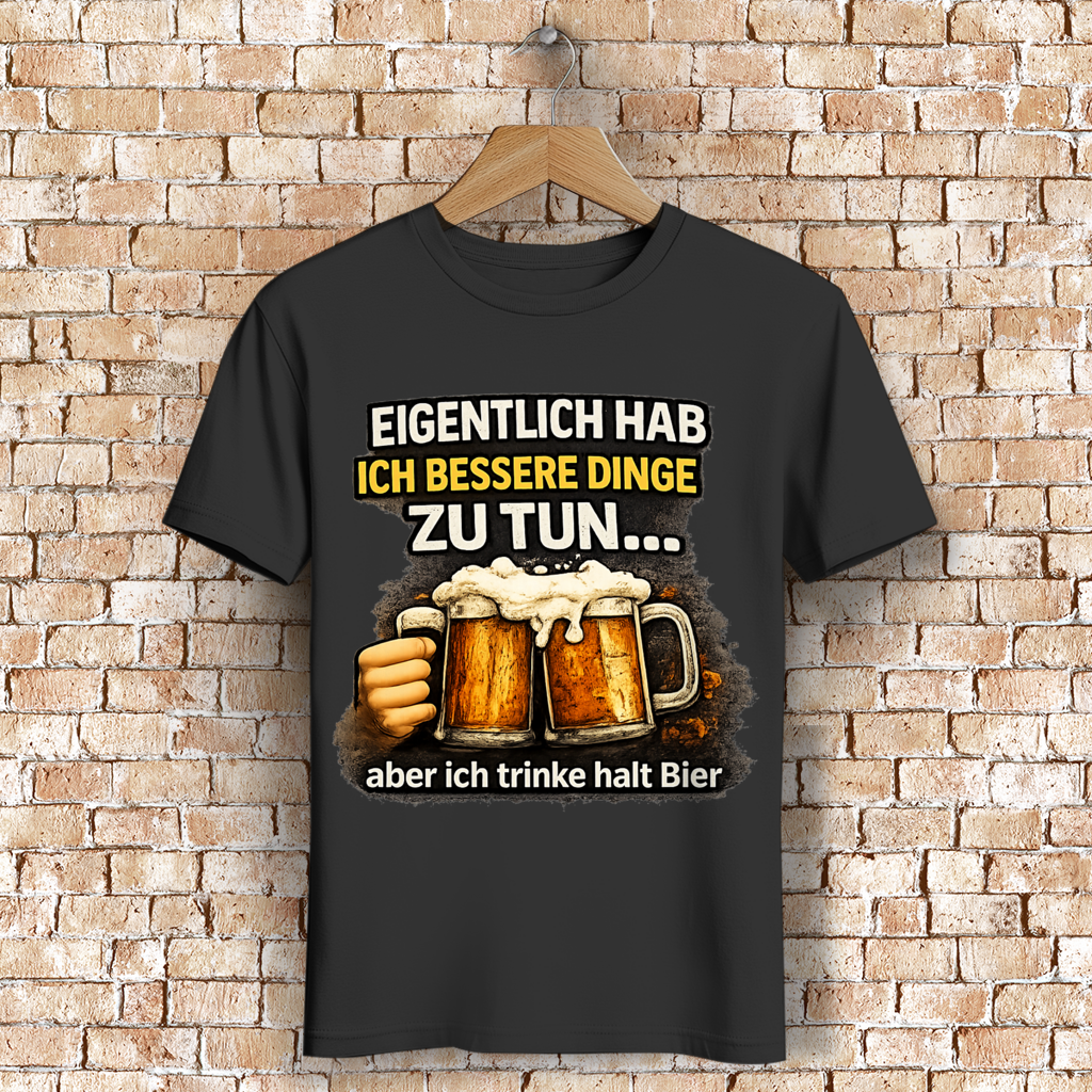 Herren Premium Bio T-Shirt Eigentlich habe ich