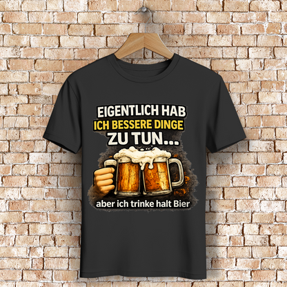 Herren Premium Bio T-Shirt Eigentlich habe ich