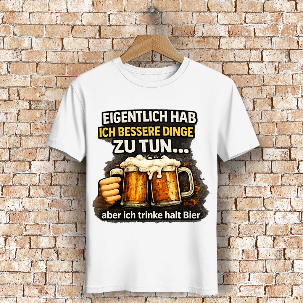 Herren Premium Bio T-Shirt Eigentlich habe ich