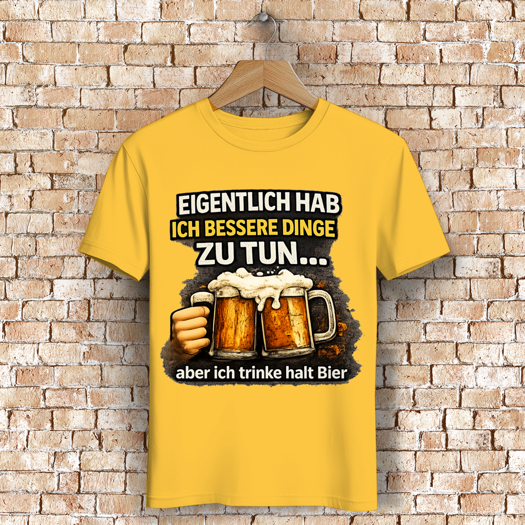 Herren Premium Bio T-Shirt Eigentlich habe ich