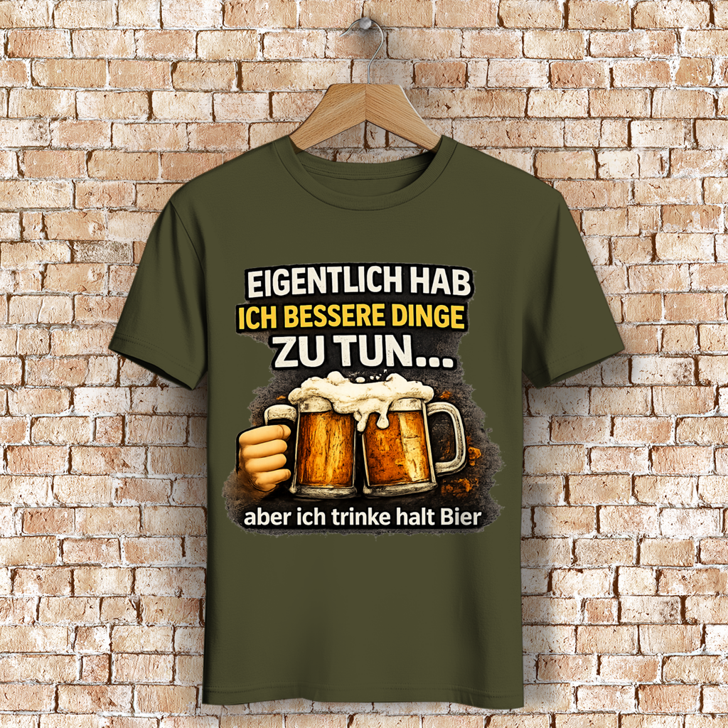 Herren Premium Bio T-Shirt Eigentlich habe ich