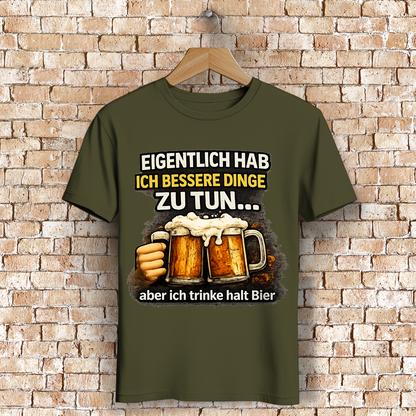 Herren Premium Bio T-Shirt Eigentlich habe ich