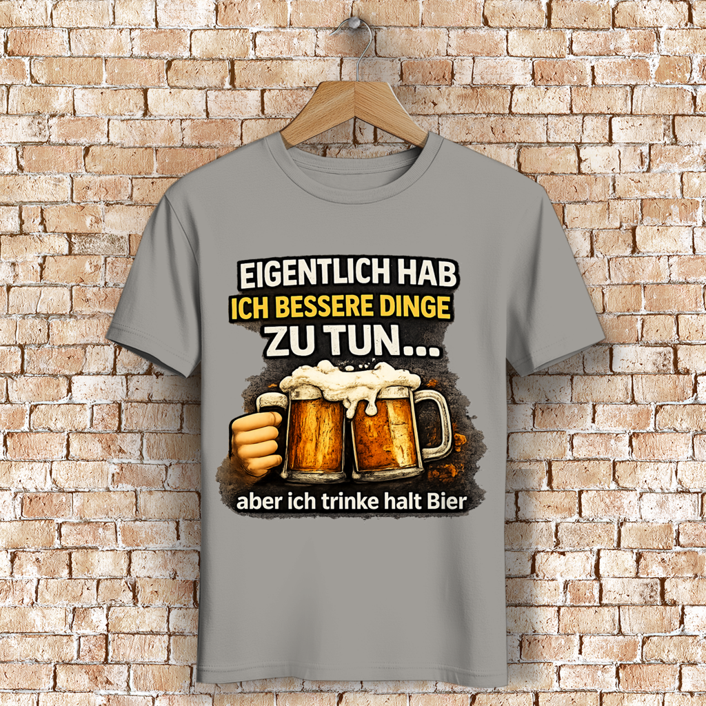 Herren Premium Bio T-Shirt Eigentlich habe ich
