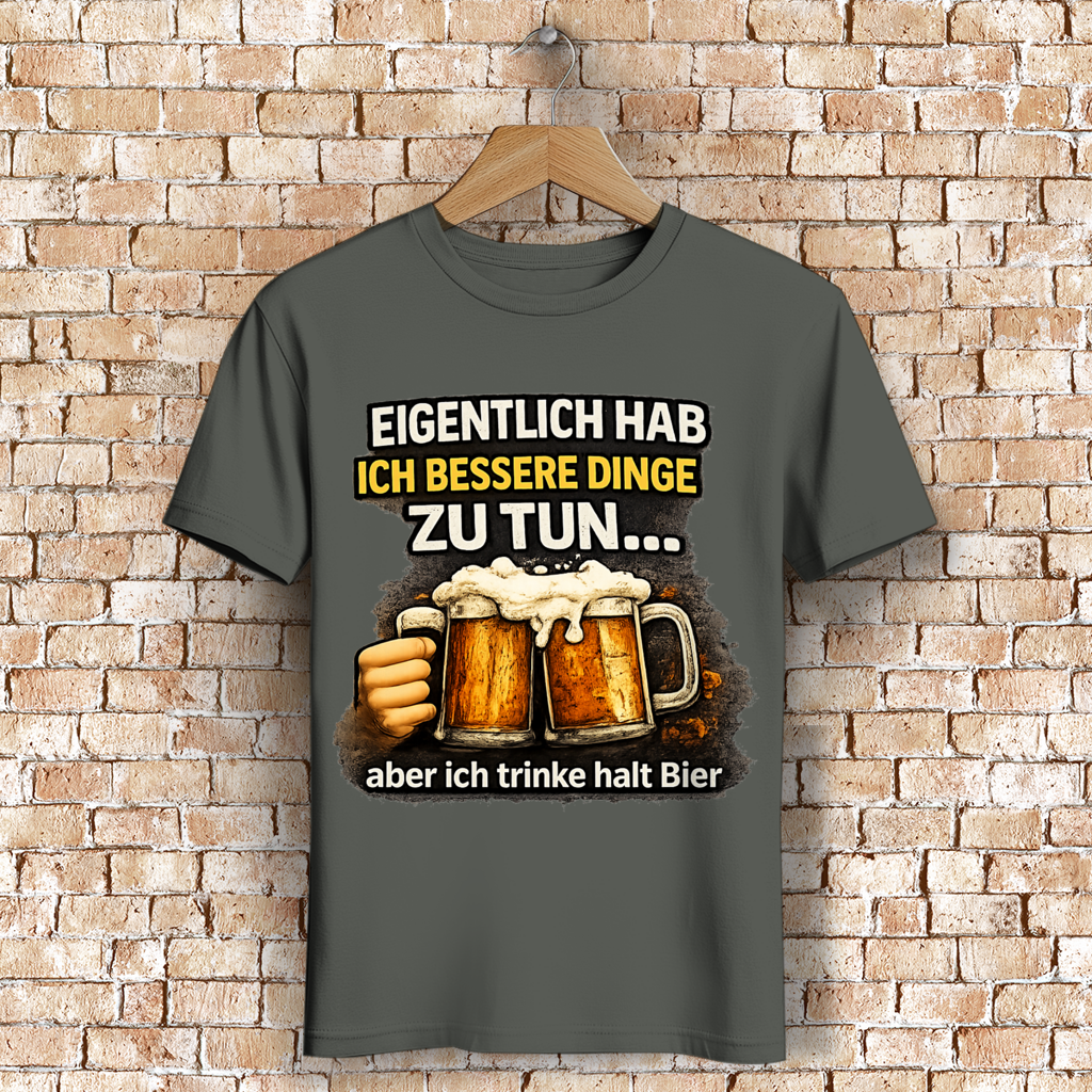 Herren Premium Bio T-Shirt Eigentlich habe ich