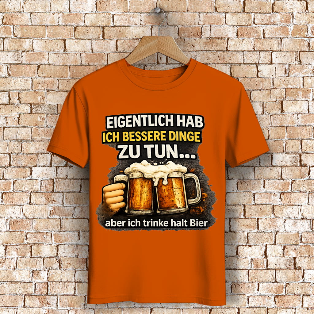 Herren Premium Bio T-Shirt Eigentlich habe ich