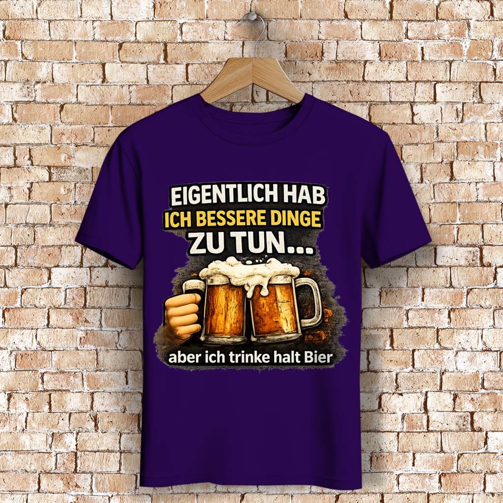 Herren Premium Bio T-Shirt Eigentlich habe ich