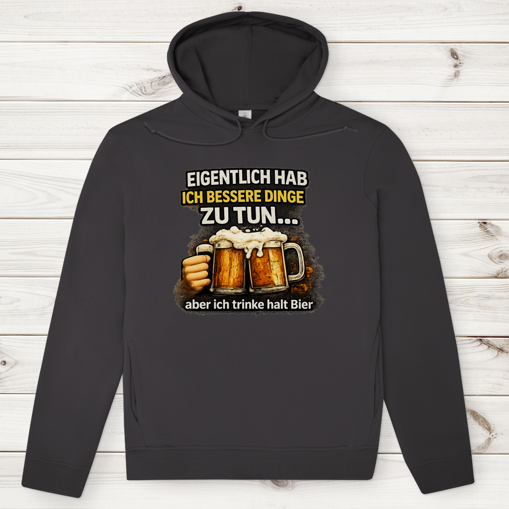 Herren Premium Bio Hoodie Eigentlich habe ich