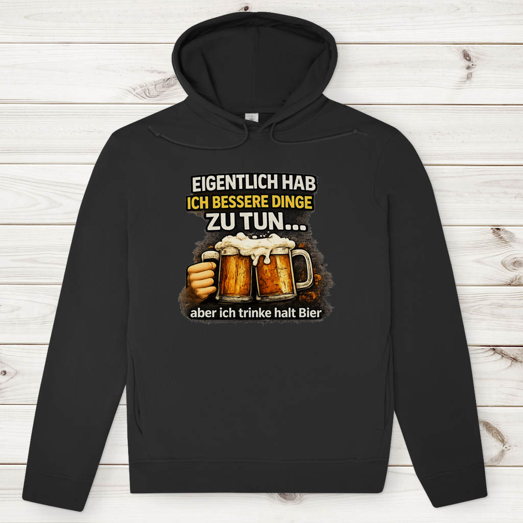 Herren Premium Bio Hoodie Eigentlich habe ich