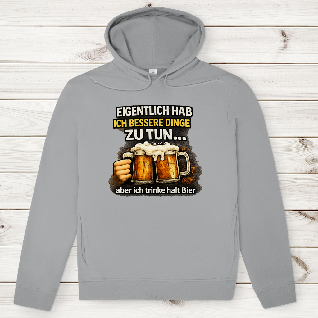 Herren Premium Bio Hoodie Eigentlich habe ich