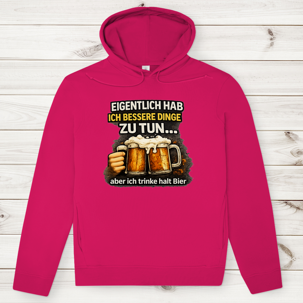 Herren Premium Bio Hoodie Eigentlich habe ich