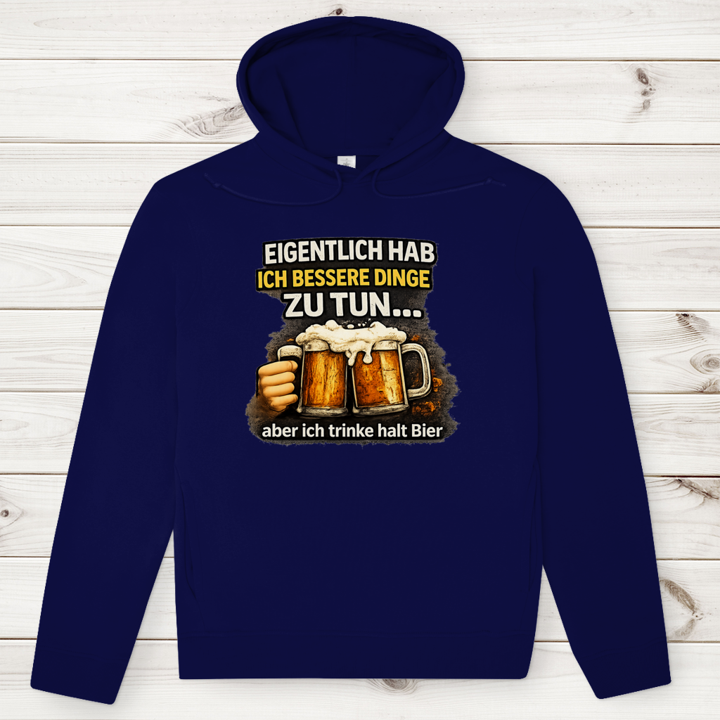 Herren Premium Bio Hoodie Eigentlich habe ich