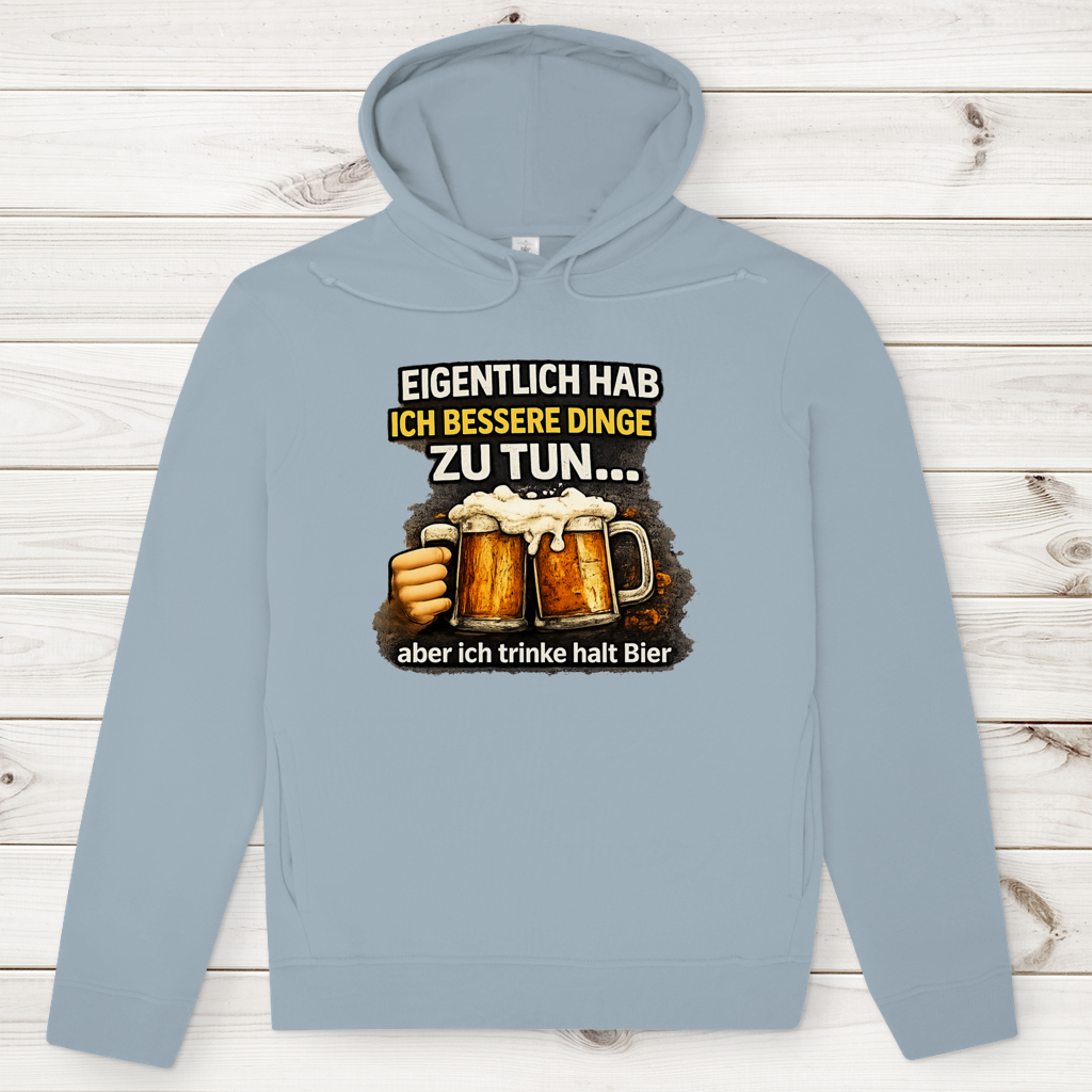 Herren Premium Bio Hoodie Eigentlich habe ich