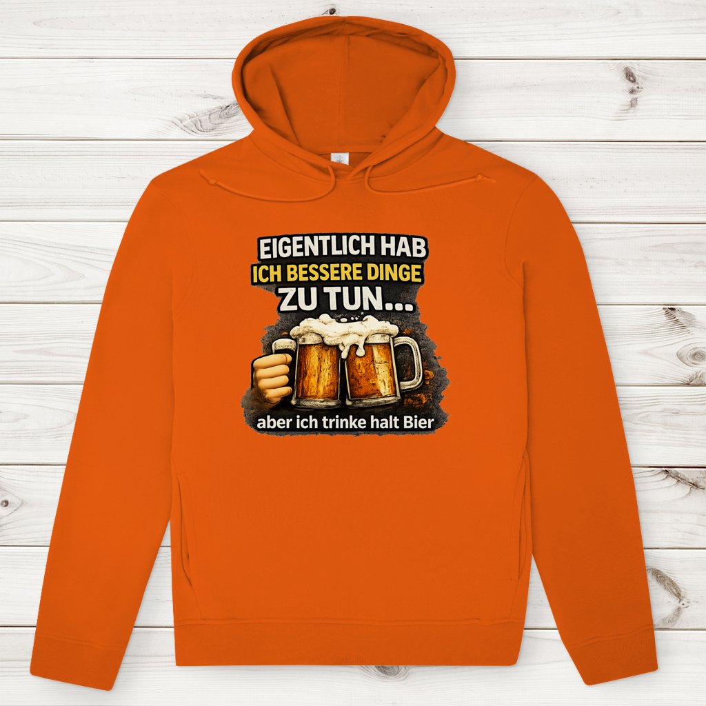 Herren Premium Bio Hoodie Eigentlich habe ich
