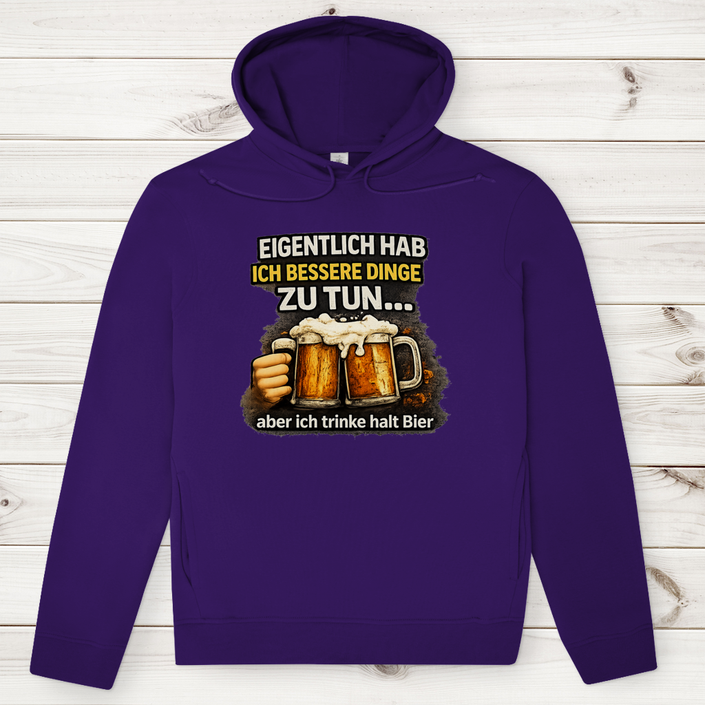 Herren Premium Bio Hoodie Eigentlich habe ich