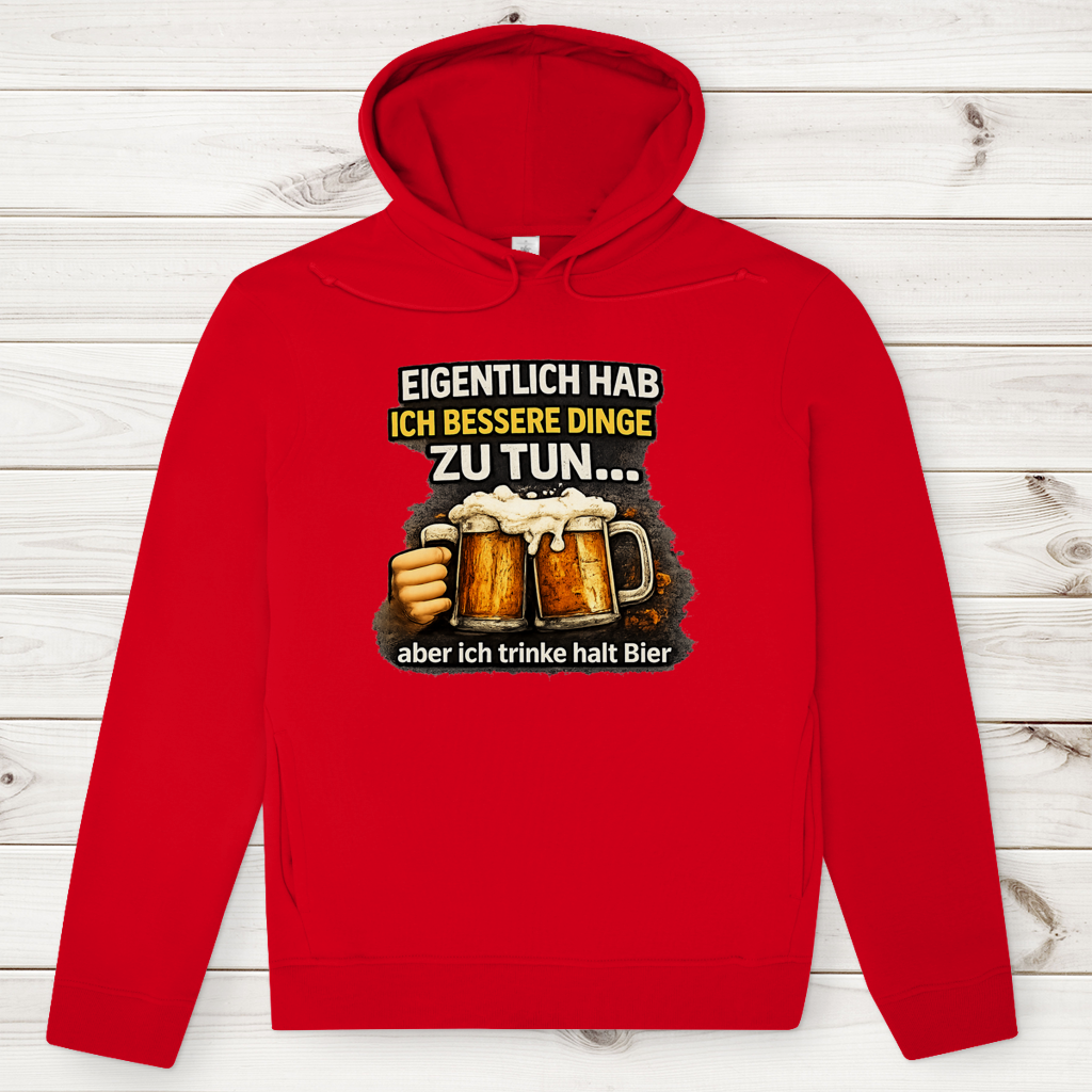 Herren Premium Bio Hoodie Eigentlich habe ich