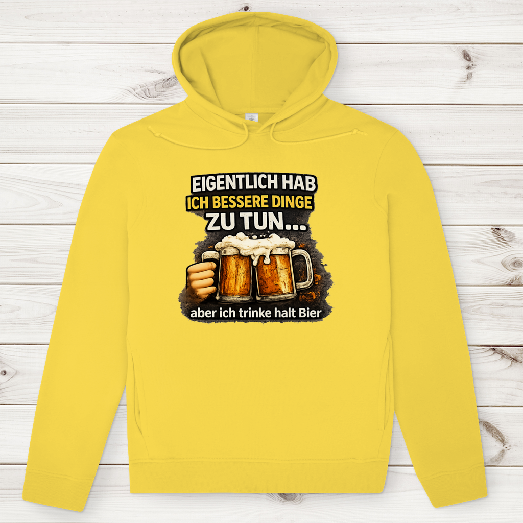 Herren Premium Bio Hoodie Eigentlich habe ich