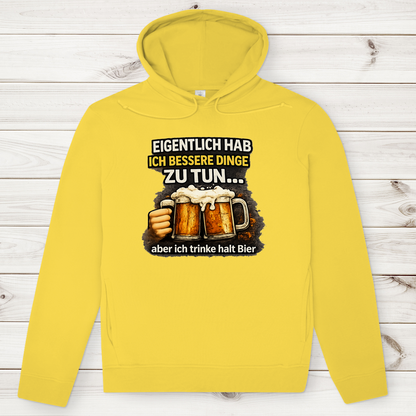 Herren Premium Bio Hoodie Eigentlich habe ich
