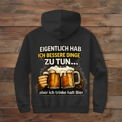 Herren Zipper Hoodie Eigentlich habe ich